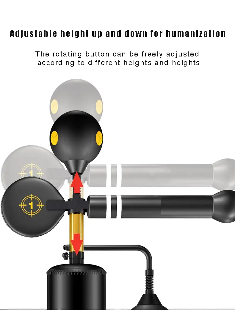 Freestanding Rotating Speed Ball