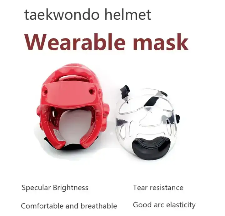 Taekwondo Headgear With Separable Mask